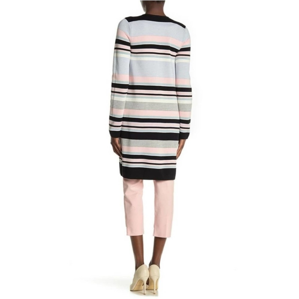 Calvin Klein Colorblock Multi Striped Pattern Cardigan Size S - Picture 3 of 9
